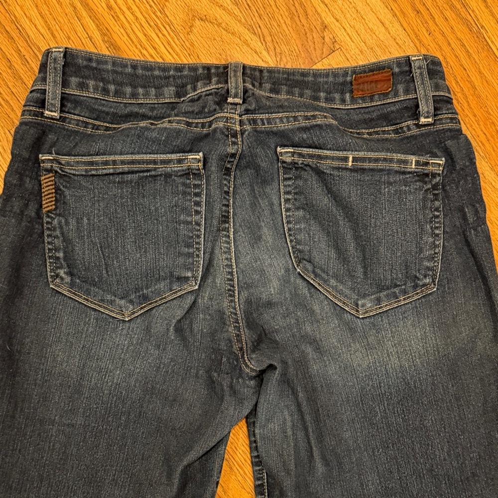 PAIGE Women's Dark Wash Skinny Jeans - Picture 9 of 11